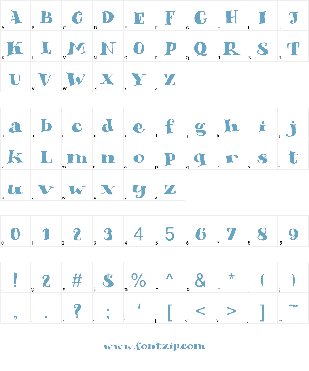 DK Phantom Peach Font Character